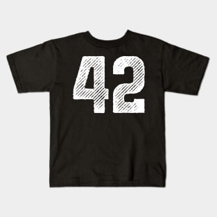 Rough Number 42 Kids T-Shirt